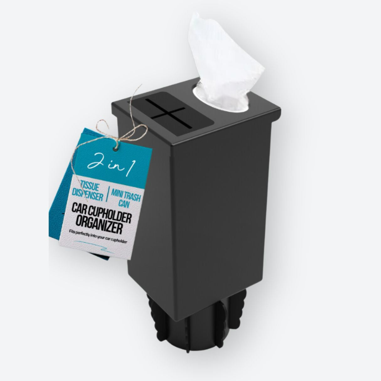 Superior Essentials Car Tissue Holder with Car Garbage Can ...