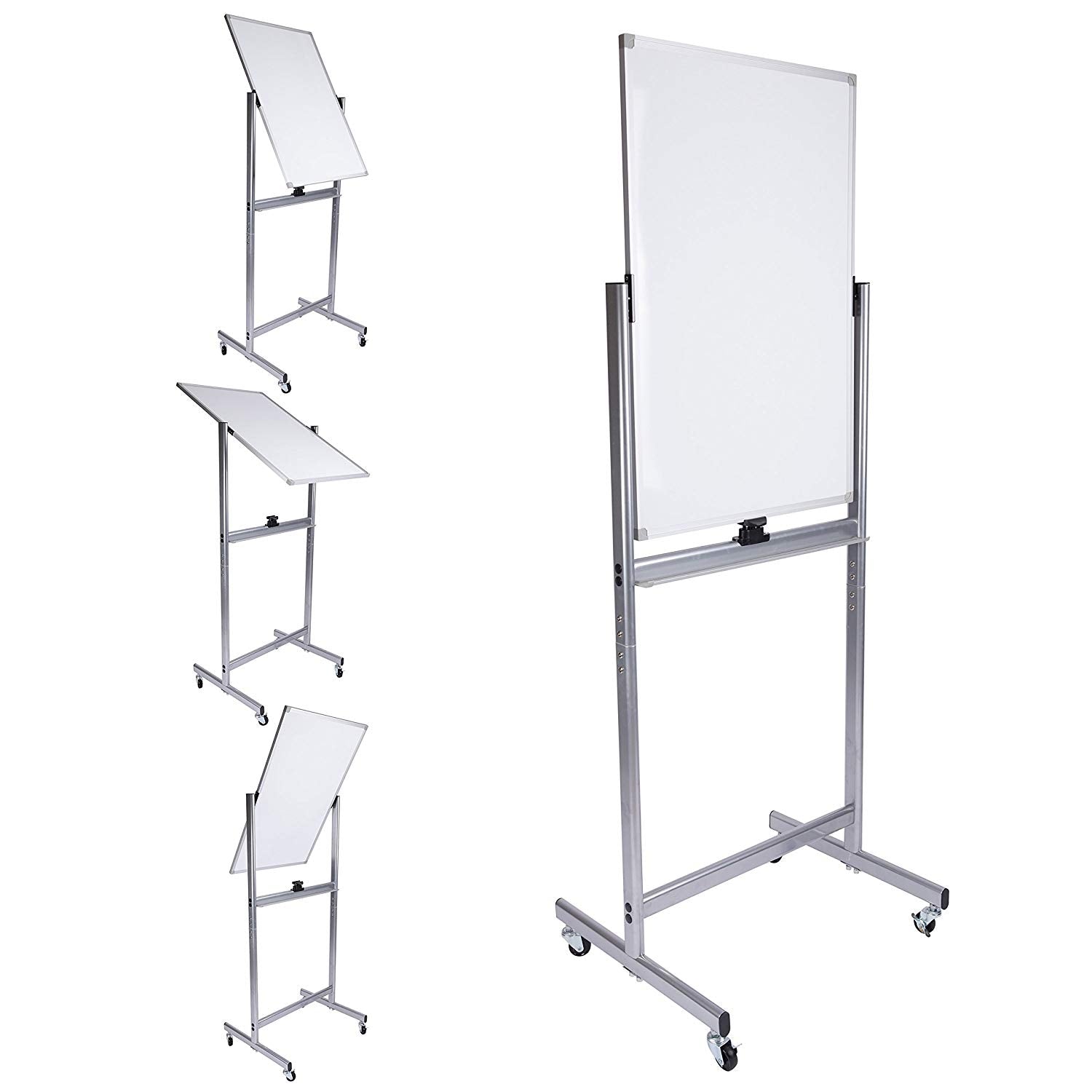 Mobile Dry Erase Magnetic Whiteboard 24(W) x 36(H)"- Double Sided with – SuperiorEssentials